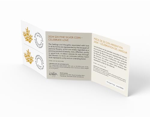 2024 Love 1 oz $20 Fine Silver Coin