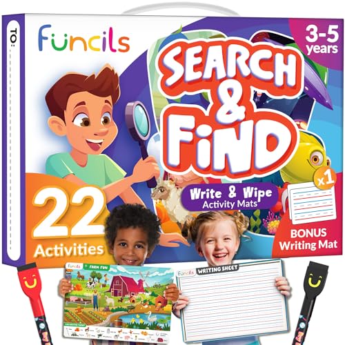 Funcils Preschool Learning Set - Ages 3-6, Fun Activities