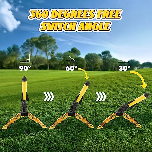 Kids Toy Rocket Launcher-Sports Games Outdoor Foam Rockets