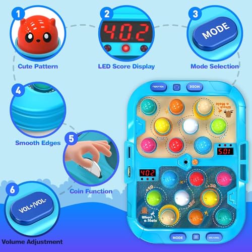 Fun Pound A Mole Game for Toddler Boys