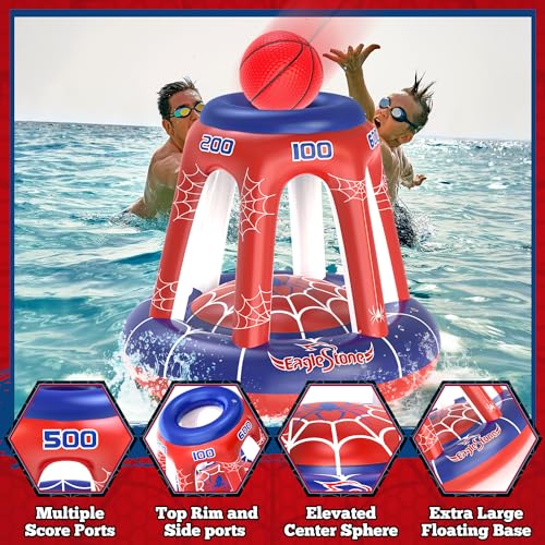 Eaglestone Inflatable Pool Basketball Hoop Game Set, Summer VIP Shopping