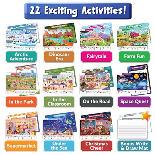 Funcils Preschool Learning Set - Ages 3-6, Fun Activities