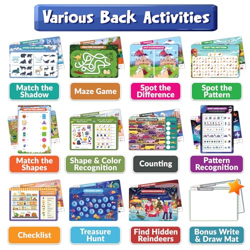 Funcils Preschool Learning Set - Ages 3-6, Fun Activities