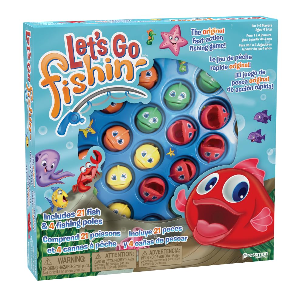 Pressman Let's Go Fishin' Trilingual - VIP Edition