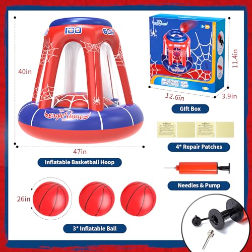 Eaglestone Inflatable Pool Basketball Hoop Game Set, Summer VIP Shopping