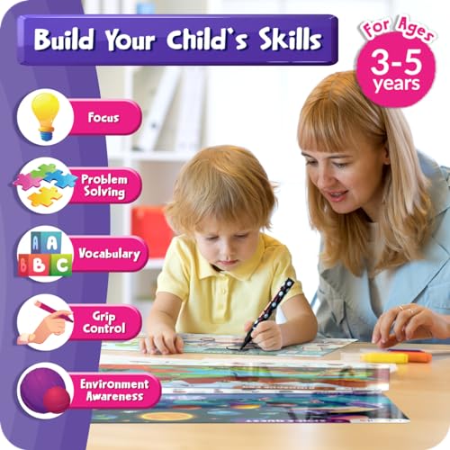 Funcils Preschool Learning Set - Ages 3-6, Fun Activities