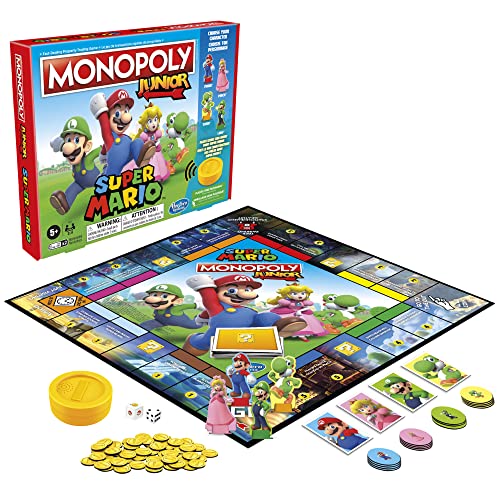 VIP Super Mario Monopoly Junior Board Game - Bilingual