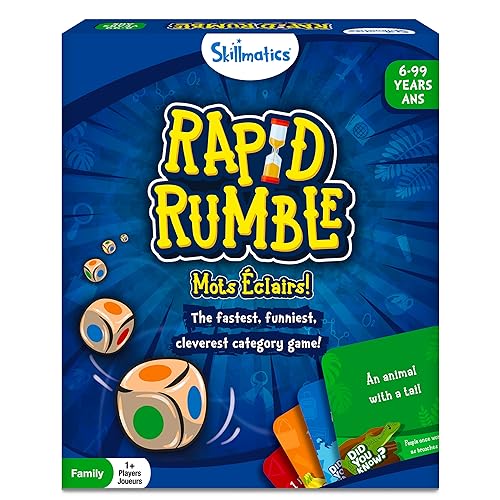 Skillmatics Board Game Rapid Rumble - Educational Fun!