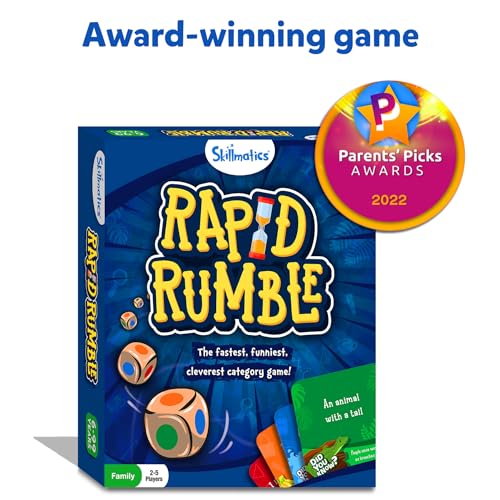 Skillmatics Board Game Rapid Rumble - Educational Fun!