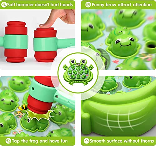 Interactive Whack A Frog Game for Toddler Boys