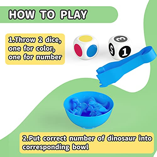 Dinosaur Matching Game with Sorting Cups - STEM Toy