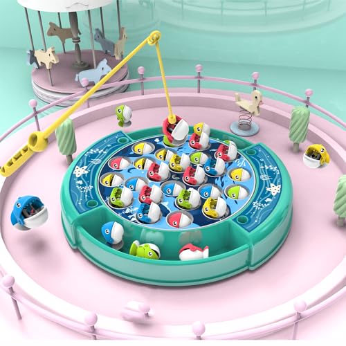 VIP Fishing Game Set for Kids, Rotate Board Game