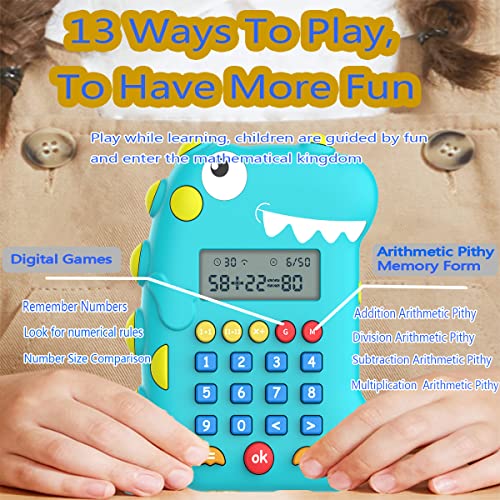 Dinosaur Talking Math Game Machine, Educational Kids Toy