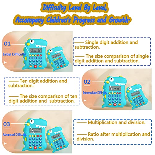 Dinosaur Talking Math Game Machine, Educational Kids Toy