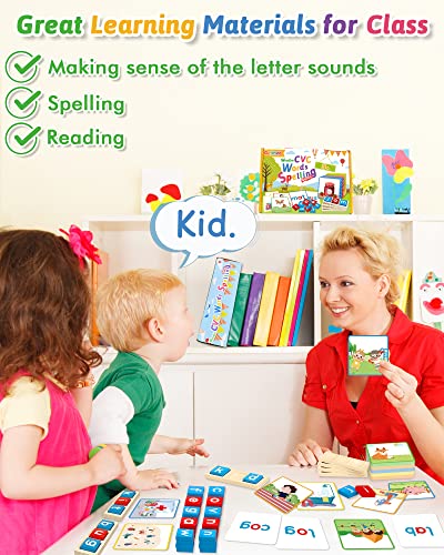 Montessori CVC Word Spelling Games Educational Toys