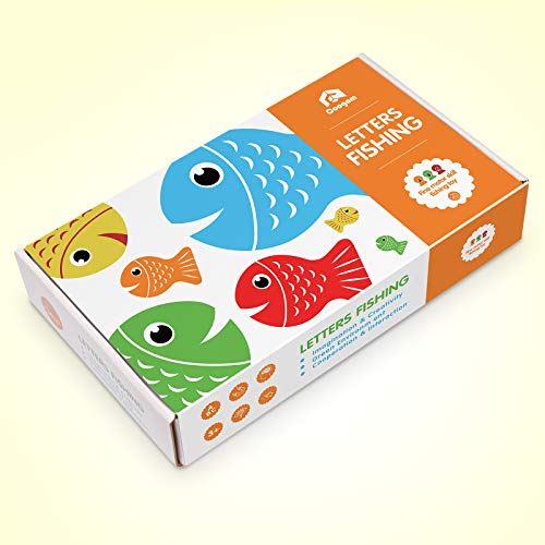 Wooden Magnetic Fishing Game for Kids 3-5 Years