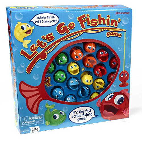 Pressman Let's Go Fishin' Game - Original Fast-Action Fishing