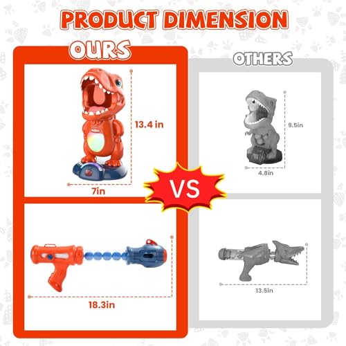 VIP Dinosaur Shooting Game with LED Score Record