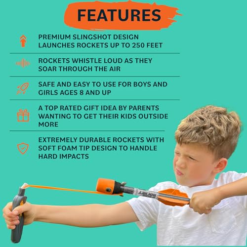 Rocket Launcher Toy: Outdoor Fun for Kids VIP Gift
