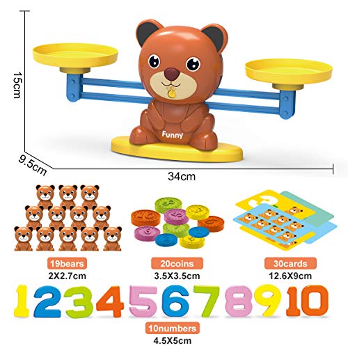 REMOIKNG Math Balance Educational Game for Kids