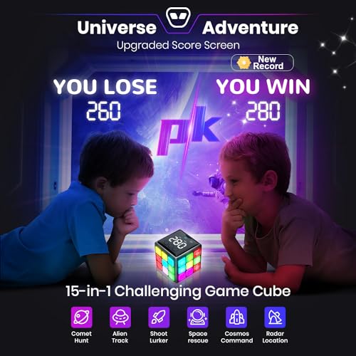 Xinbeiya Rechargeable Game Handheld Cube for 6-12 Years