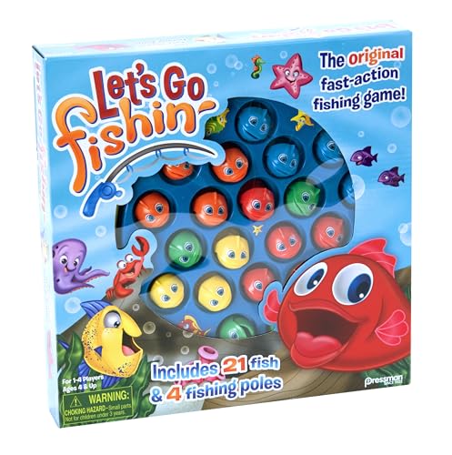 Pressman Let's Go Fishin' Game - Original Fast-Action Fishing