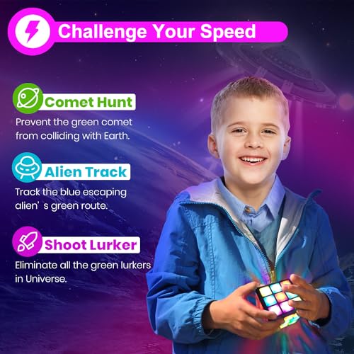 Xinbeiya Rechargeable Game Handheld Cube for 6-12 Years