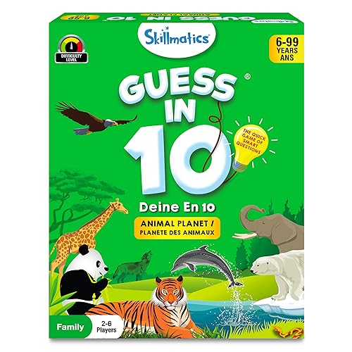 Skillmatics Guess in 10 Animal Planet Card Gamevip