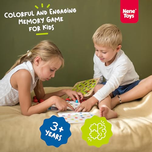 Nene Toys Ladybug's Garden Memory Game - Kids Educational Toy