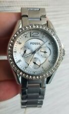 Fossil Riley Quartz Stainless Steel Multifunction Watch - Silver