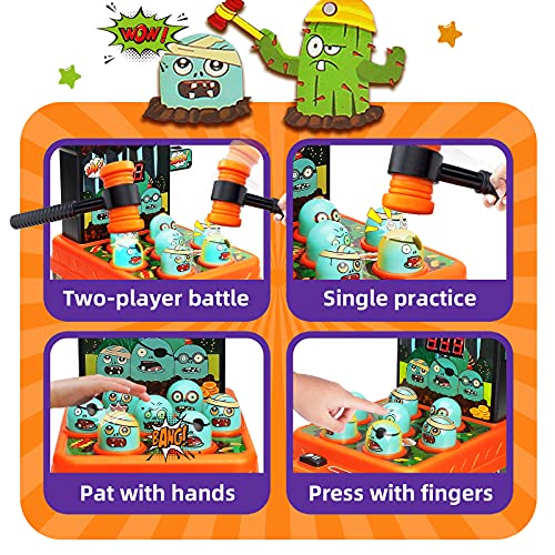 Interactive Whack-a-Mole Game Toy - Ages 3+