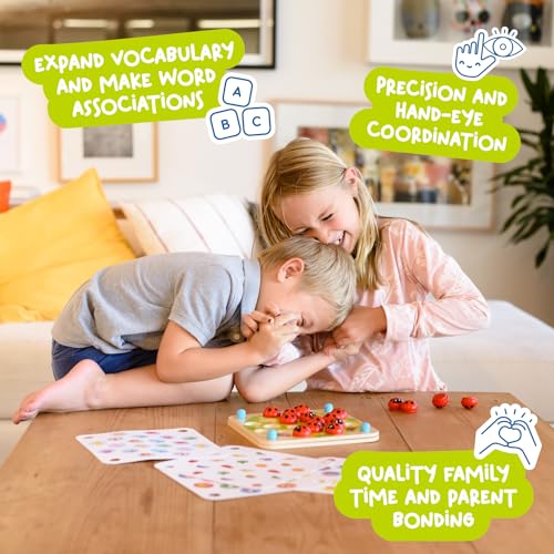 Nene Toys Ladybug's Garden Memory Game - Kids Educational Toy