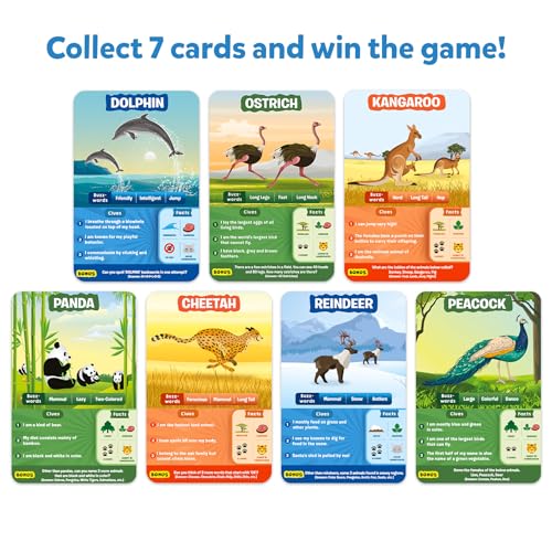 Skillmatics Card Game - Animal Planet Guess in 10