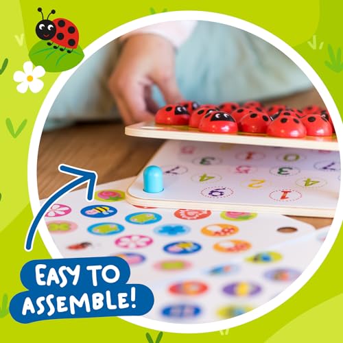 Nene Toys Ladybug's Garden Memory Game - Kids Educational Toy