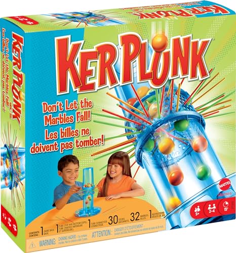 Mattel KerPlunk Family Game for Kids & Adults