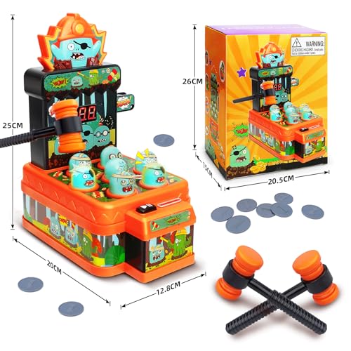 Interactive Whack-a-Mole Game Toy - Ages 3+