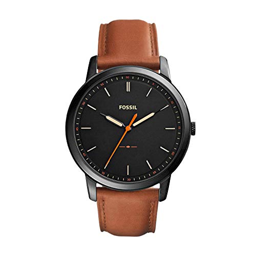 Fossil Men's VIP Watch with Slim Case, Leather or Stainless Steel Band