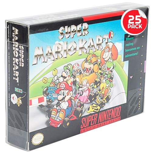 SNES/N64 Game Box Protectors - Pack of 25