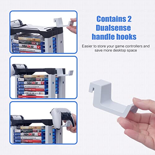 VIP Game Storage Tower: Organize PS5 PS4 Xbox Switch