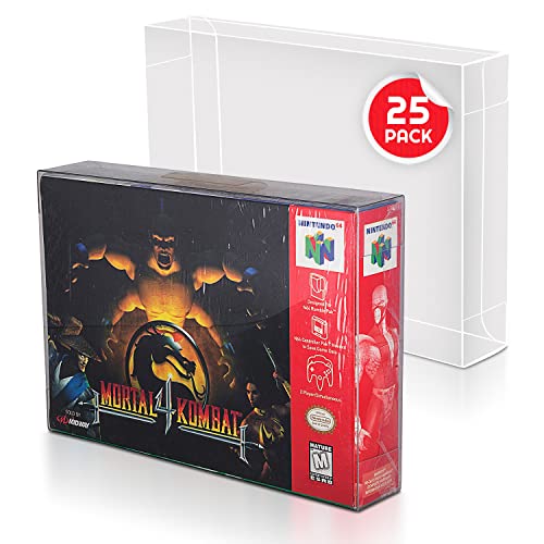 SNES/N64 Game Box Protectors - Pack of 25
