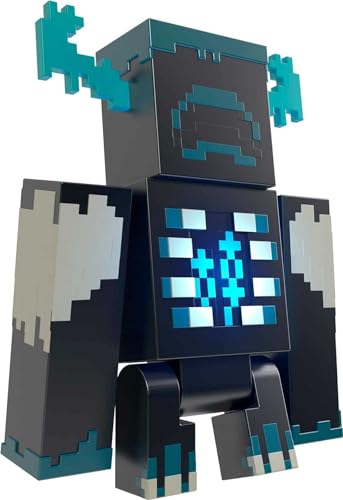 Minecraft Warden Action Figure: Lights, Sounds, Attack Mode