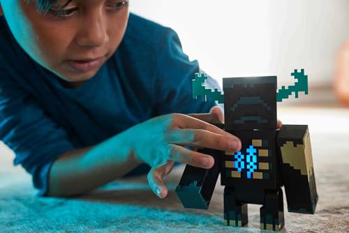 Minecraft Warden Action Figure: Lights, Sounds, Attack Mode