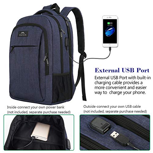 VIP College Backpack with USB Charging Port