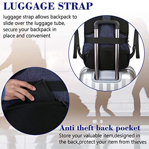 VIP College Backpack with USB Charging Port