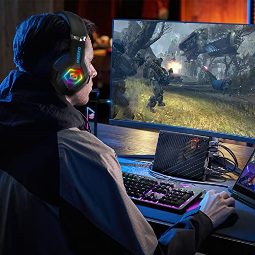 PS4 Xbox One PC Gaming Headphones with RGB Lighting