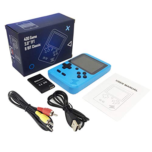 Portable Game Console with 400 Classic FC Games