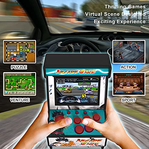 Retro Mini Arcade Console with 156 Classic Games