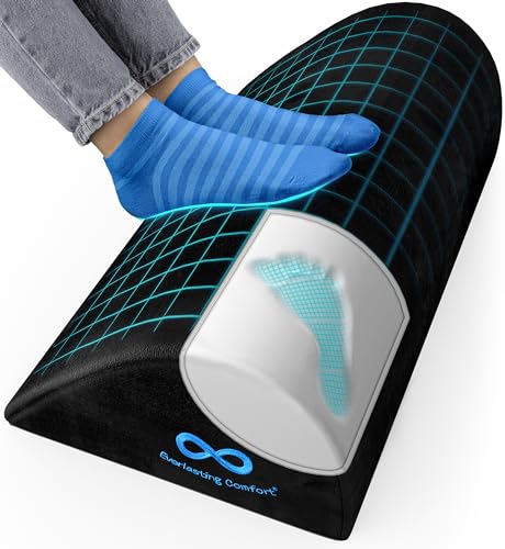 Premium Memory Foam Office Foot Rest - Ergonomic Foot Pillow
