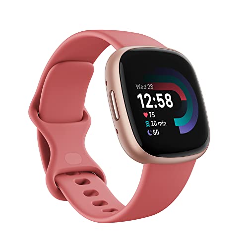 Fitbit Versa 4 Fitness Smartwatch VIP Pack Pink/Rose