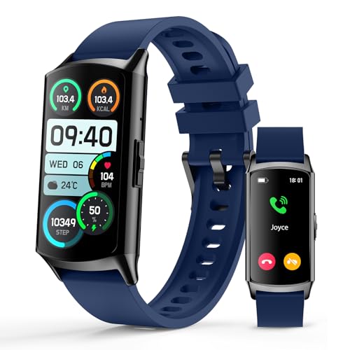 Smart Watch Fitness Tracker with Calls, AMOLED Display